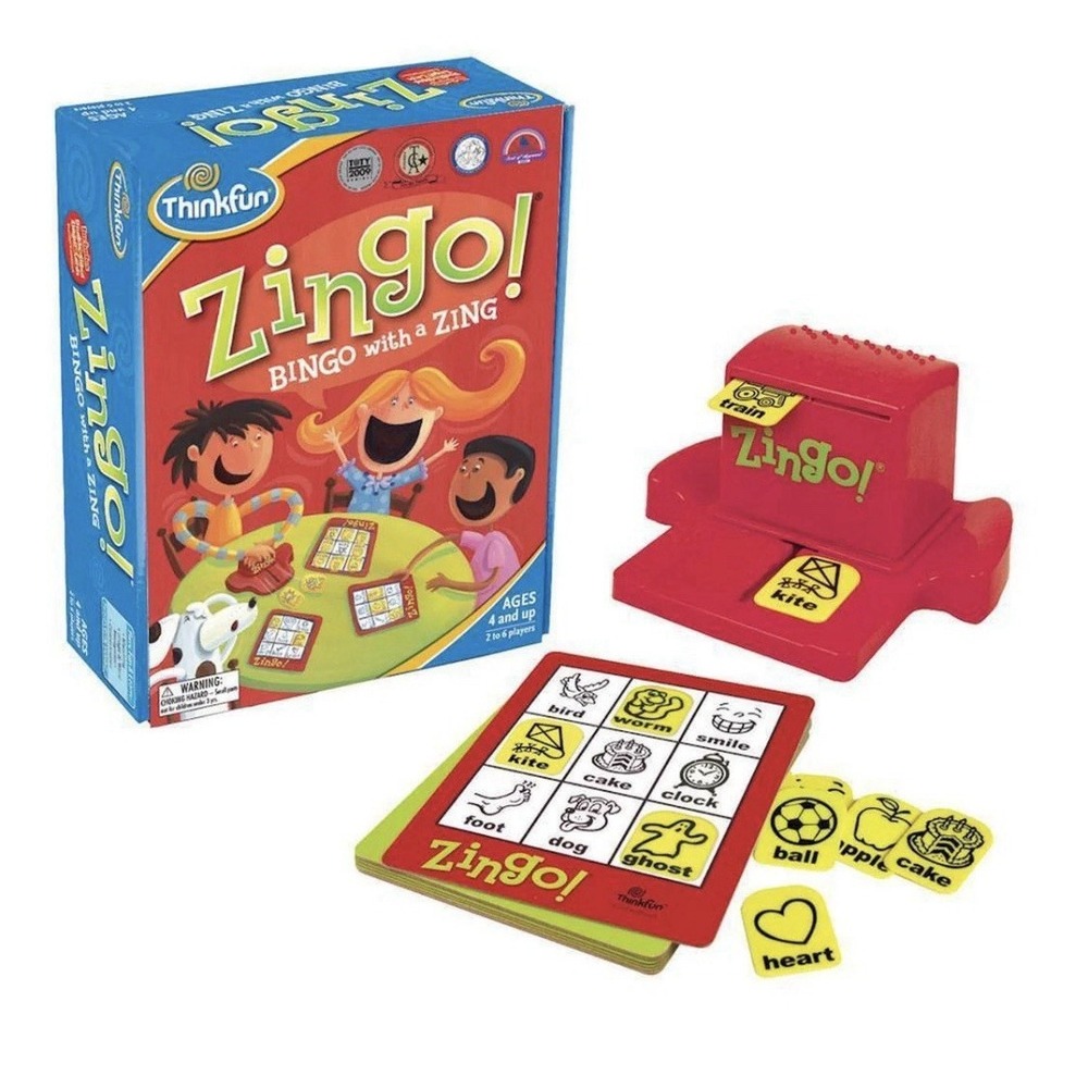 ThinkFun ZINGO! Bingo With A Zing Matching Game Ages 4+ With Parent's Guide NEW